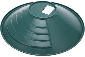 LUQEEG 260mm Gold Panning Pan, Manual Gold Panning Tool Gold Sieve Tray Gold Washing Pan Gold Panning Equipment Gold Classifier for Beginners, Beneficiation Experiment