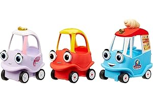 Little Tikes Let's Go Cozy Coupe - Cozy Mini Push and Play Vehicle - ASORTYMENT - 1 samochód w zestawie - odpowiedni dla małych dzieci od 3 lat