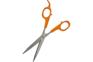 Fiskars Forbici da parrucchiere, Lunghezza totale: 17 cm, Acciaio di qualità/Plastica, Classic, 1003025