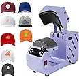 Outbit Hat Press Machine, Automatic Cap Press, Electric Multifunctional Cap Heat Press Machine with LCD Control, Automatic Heat Transfer Sublimation Printing for Vinyl, Sublimation, Heat Transfer