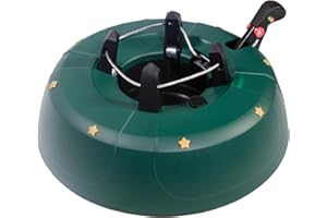 mgc24 Weihnachtsbaumständer Christbaumständer - Grün - für Bäume bis 2,5 m Höhe - mit Wassertank, Einseiltechnik, Fußhebel, Kindersicherung, Wasserstandsanzeige & Schnellspannsystem