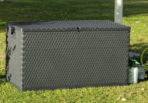 Toomax Kissenbox Multibox Rattan 420, Schwarz - 4