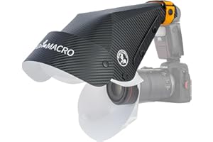 BITUBOL Makro-Fotografie Blitz Softbox Diffusor Kit, für Makro Schmuck Insekten Fotografie, Tragbarer Blitz Diffusor Softbox, Kompatibel mit Allen Makroobjektiven, Zoomobjektiven usw. (ohne Lampe)