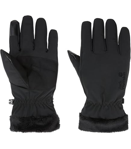 Jack Wolfskin Unisex Kinder EASY ENTRY GLOVE K Fingerhandschuhe, black, 140 Fashion