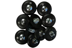 Opttiuuq FrontFoot Light Weight Cricket/Golf Shoes Replacement Spikes: Black