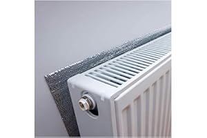 ZAURBA Isolante Multisuo a Doppio Strato Termico Riflettente, Rotoli 1m x 5m Pellicola Riflettente Termoriflettente a Bolle per Avvolgere Tubi Isolamento Termico Termosifoni (Size : 1x2m)