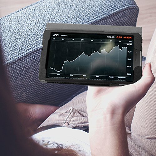 Odys Pluto 7 Hülle Case, Infiland Slim Fit Folio PU-lederne dünne Kunstleder Schutzhülle Cover Tasche für Odys Pluto 7 17,7 cm (6,98 Zoll HD IPS Display) Phablet (mit Auto Schlaf / Wach Funktion)(Große Augen) - 7