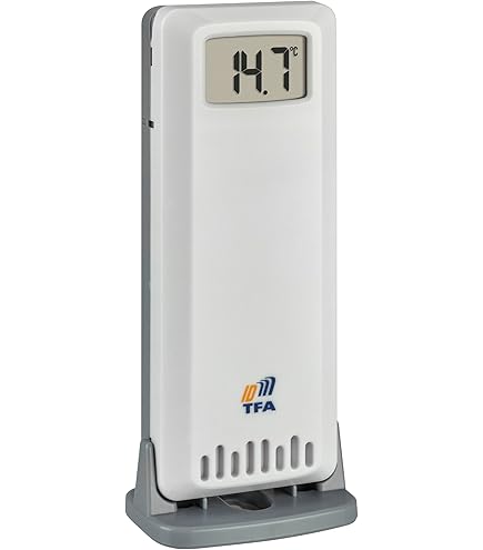 TFA Dostmann TFA-ID zwembadzender ID-A5 zwembad, 30.3907.02, geschikt voor TFA.me-systeem WLAN, voor online bewaking van zwembaden, vijvers, ijsbaden, onderweg, watertemperatuur meten, 868 MHz, wit