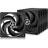 ARCTIC P12 (5 Pezzi) - 120 mm Ventola PC Silenziosa per CPU, Ventola Ottimizzata per la Pressione Statica, Velocità 1800 RPM,
