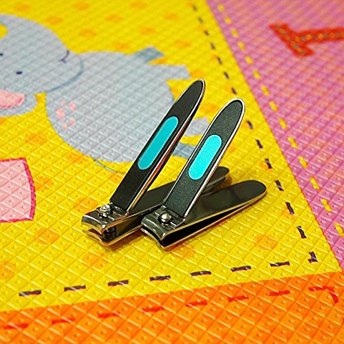 KEDSUM Nail Clippers Pack of 2-Stainless Steel Toenails Fingernails Cutter with Built-in Nail File for Men, Women, Baby