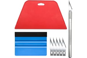 tiptopcarbon Wallpaper Smoothing Tool Kit for Adhesive Contact Paper Application Window Film Craft Vinyl
