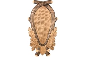 Hi Life Living Nature Scudo di Legno per Trofeo Daino. Pannello. Corna. Caccia. 43x22cm 231402
