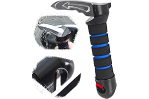 HHBDY Aiuto per le uscite, per auto, per anziani, supporto per auto per anziani, impugnatura ergonomica per auto per anziani, aiuto per la mobilità (Blu)