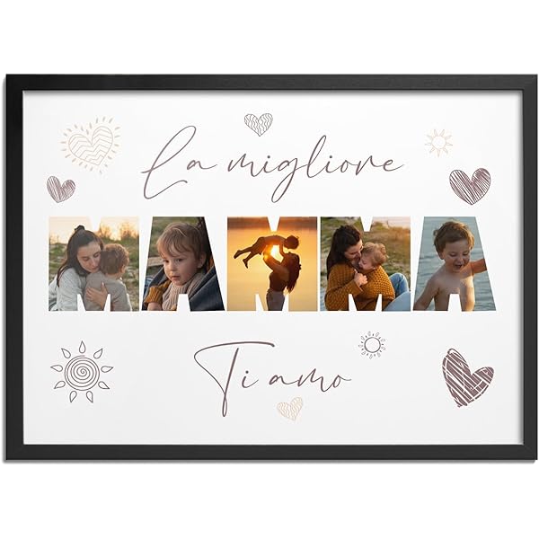 Stampa Di Poesie Per La Festa Della Mamma: Regalo Floreale Da Parete (download Digitale) - Italia - Foto 4