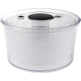 OXO - Good Grips S&uuml;zge&ccedil; ve Kapaklı K&uuml;&ccedil;&uuml;k Salata Santrif&uuml;j&uuml;, Salatanın ve Otların Yıkanması ve Kurutulması i&ccedil;in