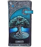 Nemesis Now Anne Stokes Fantasy Forest Elven Queen & Stag Embossed Purse - 18.5cm Fantasy Clutch