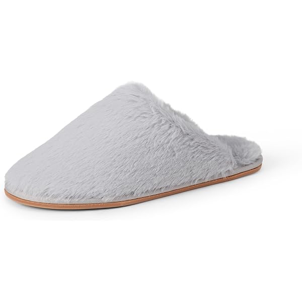Pantofole Fit Flop Chrissie II In Feltro Grigio Con Fiocco - Donna - 5