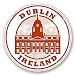Produktbild 2 x Dublin Irland Vinyl Aufkleber Aufkleber Laptop Reise Gepäck Auto Ipad Schild Fun # 4449 - 10cm/100mm Wide