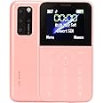 S10P Small Mini Mobile Phone for Students Children, 2G Dual SIM Mobile Phone, 5MP Rear Camera, Long Standby Battery, Lightweight and Small (Pink)