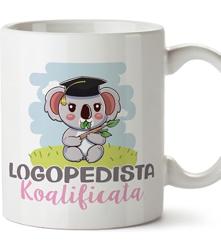 Mugffins Tazza Personalizzata in ceramica per PROFESSORE uomo 11 oz / 350 ml - In italiano - Migliore del mondo - Con disegno - Idea regalo per compleanno, anniversario, natale, laurea
