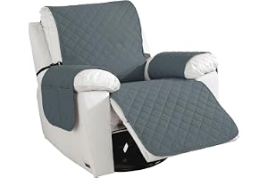 CYCMACO Armchair Covers Relax 1 Seats, Universellt Soffskydd, Halkfritt, Fåtöljöverdrag Med Sidofickor, Fläckbeständigt, Reptåligt, Avtagbart