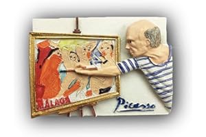 Wedare Málaga España 3D Picasso imán para Nevera Tourist Souvenirs Resina magnética Pegatinas imán para Nevera hogar y Cocina decoración de China