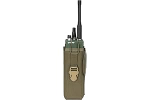 EXCELLENT ELITE SPANKER Pochette Talkie,Étui pour Talkie Walkie,Tactique Nylon Talkie Walkie Pochette pour Radio Portable ou Talkie-walkie (Ranger Vert)