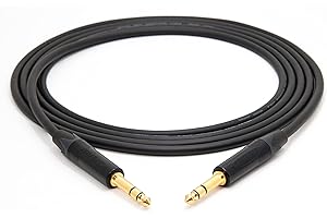 enoaudio Mogami 2534 Quad Professionel Studio Kabel Symmetrische | Neutrik Gold 6,3mm TRS klinke | HiFi, 0,5 m