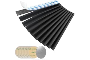 ‎SAICOOS Magnetstreifen Selbstklebend Magnetband Stark Magnetklebeband : 10 Stück mit Metallplatten – zuschneidbar – starker Halt und langlebig – ideal für Werkzeugregale, Kühlschrank (10Stück 150X25mm)