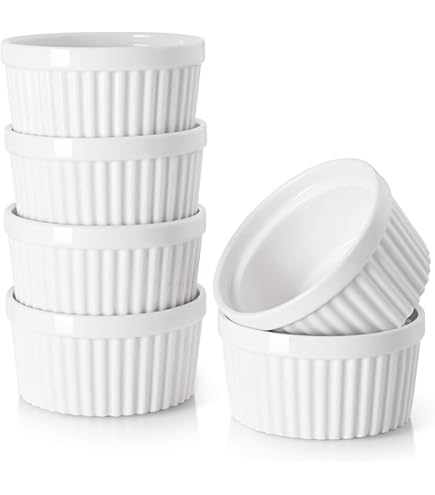 Lot De 3 Ramequins En Céramique En Forme De Cœur – 170 G, Four Et Micro-ondes, Idéal Saint-Valentin