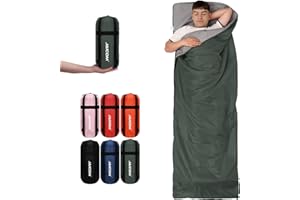 JAICOM Saco de Dormir Ultraligero - Saco Dormir para Niños Adultos en 3 Estaciones, con Bolsa Comprimida, Fácil de Llevar, Adecuado para Camping, Senderismo, Interior y Exterior