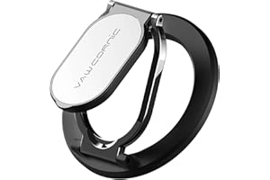 VAWcornic Soporte magnético para Anillo de teléfono de Doble Cara, Soporte magnético Giratorio de Doble dirección Compatible con iPhone de la Serie MagSafe y Todos los teléfonos y Fundas