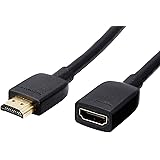 Amazon Basics High-Speed Male to Female HDMI Extension Cable - 0.9 m / 3 Feet