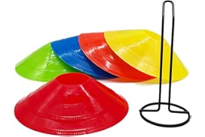 Bigtron Cônes de disques pour Football, football et basket-ball formation d'agilité (Pack de 10)