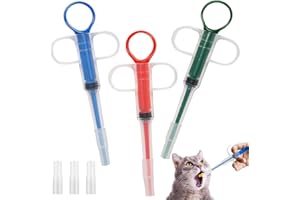 ‎WEDDHUIS WeddHuis 3 Stück lebensmittelechte Silikontablettenfütterung für Katzen, zum Füttern von Tabletten, Kapseln, Pillen und Medikamenten für Haustiere