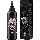 HAWINK Tattoo Color Pure Black 1 Bottles of Ink 200ml Pure Black Professional Tattoo Accessories Tattoo Ink TI203DE-6.7OZ-T