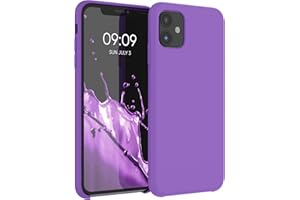 kwmobile Carcasa Compatible con Apple iPhone 11 Funda - Case TPU y Silicona antigolpes - Apto Carga inalámbrica - Malva Claro