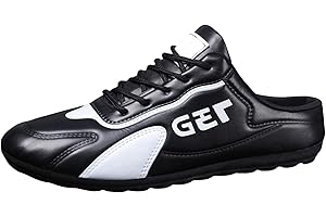 VBEDKDEB Chaussures de sport pour homme - Chaussures de trekking Lazy Man Half Slipperboard - Chaussures blanches pour homme