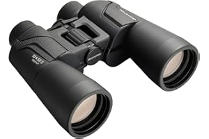 OM System 10x50 S Prismáticos con Correa de Transporte, Bolsa, 15 años de garantía.imágenes nítidas, Colores Naturales, Amplio Campo de visión, Ligeros - Ideales para la observación de la Naturaleza