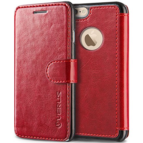 Funda iPhone 6 6S VRS Design Carcasa Cuero Rojo 3 ranuras para tarjetas Cuero Pu Choque Absorci n Layered Dandy para Apple iPhone 6 iPhone 6S Funda iPhone 6 6S VRS Design Carcasa Cuero Rojo 3 ranuras para tarjetas Cuero Pu Choque Absorci n Layered Dandy para Apple iPhone 6 iPhone 6S