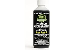 Premium Wetting Agent for Lawns by STRIKING LAWNS® - Helps Water & Fertiliser get deep into soil (Covers 500m²)