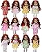 Produktbild ZITA ELEMENT 5er Puppen Kleidung Kleider für American 16 Zoll Girl Doll und 35cm - 40cm Babypuppe Mädchen Spielzeug Bekleidung Zufällig Auswahl