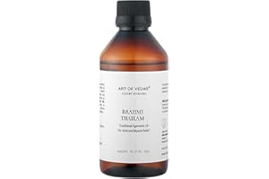 ‎ART OF VEDAS Brahmi Thailam 450ML - Ayurvedisches Öl zur Förderung der geistigen Klarheit, Entspannung und Haarpflege - Traditionelle Ayurveda Formel für Wohlbefinden und Balance - Art of Vedas Brahmi Taila