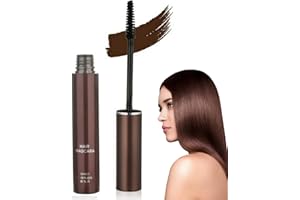 BIGYQIU Root Touch Up Light Brown,Hair Mascara For Grey Hair,Hair Root Colour Touch Up,Grey Hair Cover Up,Root Touch Up Dye,Grey Coverage Touch Up,Brown Root Touch Up,Water-Resistant Root Concealer