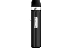 TVDC Geekvape Sonder Q Pod Kit, Sleek Pod, Timeless Stripe Design, Light Weight and Perfect Companion, 2ml Cartridge Capacity, No Nicotine, (Black)