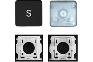 CTBDZ Tapa de llave individual con bisagra de repuesto para MacBook Pro M1 M2 A2141 A2251 A2289 A2338 A2442 A2485, reemplazo para MacBook Air A2179 A2337 A2681 teclado (tecla S)
