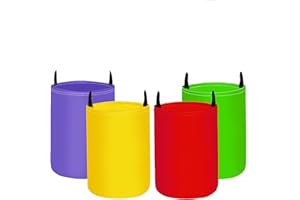 Hüpfsäcke für Kinder, Joyibay 4 Stück Sackhüpfen Outdoor Spielset für Partys und Sportfeste, Kindergeburtstag Spiele Partyset