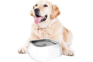 DAUERHAFT Pet Water Bowl – automatyczna miska dla psa przeciw rozlaniu, pływająca miska do pojazdów, powolna woda dla psów, kotów