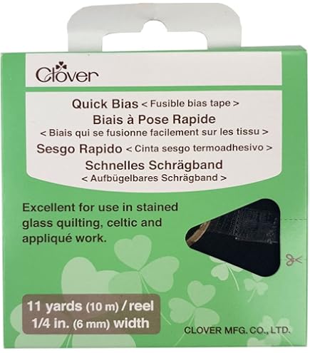 Sew Easy Biaisbindmaker - Maakt 18 mm tapes smeltbaar en niet smeltbaar voor decoratie in Keltische en glas-in-looddekbedden, naaien, dressmaking