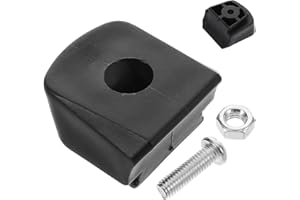 CORHAD 1 Set Skate Brakes Brake Pad for Inline Skates Roller Skate Toe Stoppers Safety Brake Stoppers Professional Skates Stops Wear-resistant Roller Skates Brake Block Rubber Black